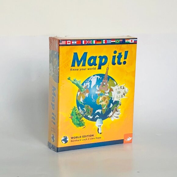 New Sealed FoxMind Games Map It Know your World (World Edition) For Age 10+ - Picture 7 of 13